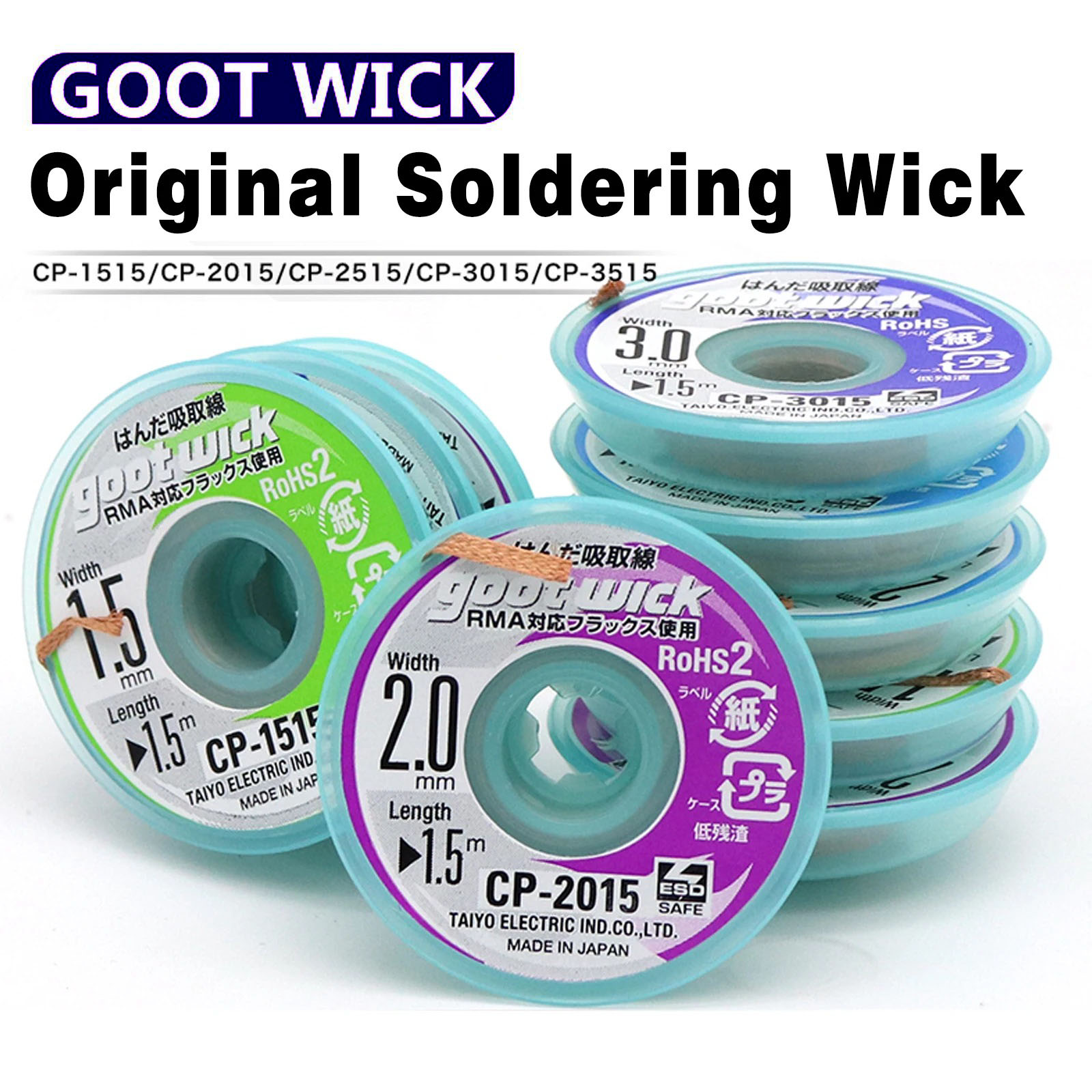 Solder Wick Braid - Mecha para desoldar Original de alta