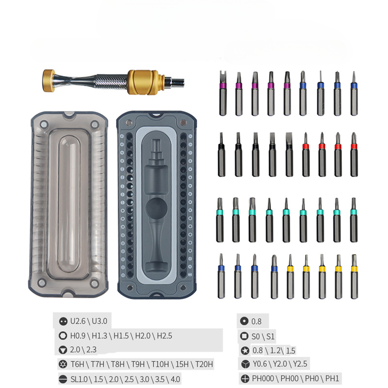 Electronics Repair Glasses - Juego de destornilladores multifuncionales, brocas para