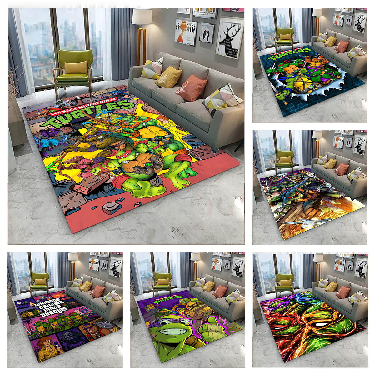 Electronics Repair Mat - Alfombra 3D de las Tortugas Ninja