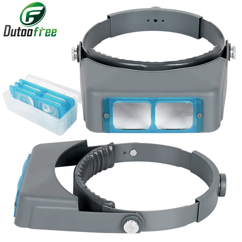 Electronics Repair Glasses - Lupa profesional de 1.5X/2X/2.5X/3.5X para colocar