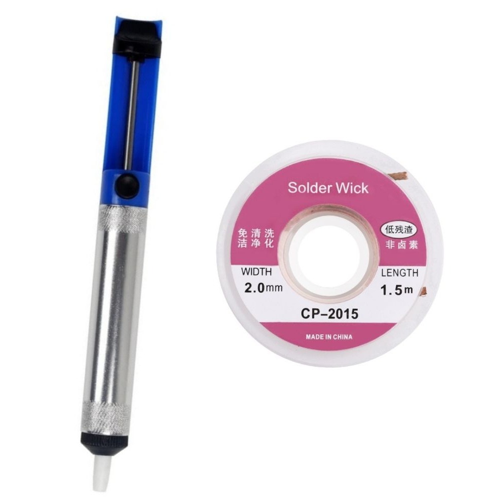 Solder Wick Braid - Bomba desoldadora de aluminio, pluma de