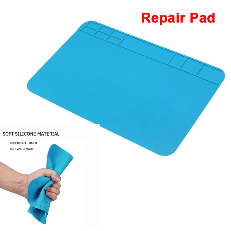 Electronics Repair Mat - Almohadilla de reparación de silicona, placa