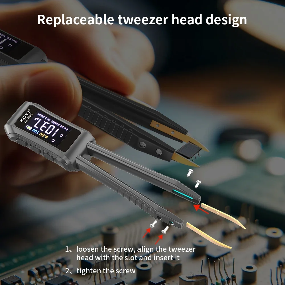 Smd Tweezer Set - Multímetro Digital Inteligente Portátil de Alta