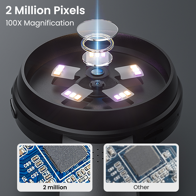 Microscopio lupa inteligente p - Electronics Repair Glasses reseña y precio