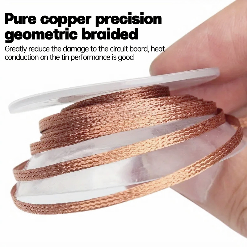 Cinta de malla trenzada de cob - Solder Wick Braid reseña y precio