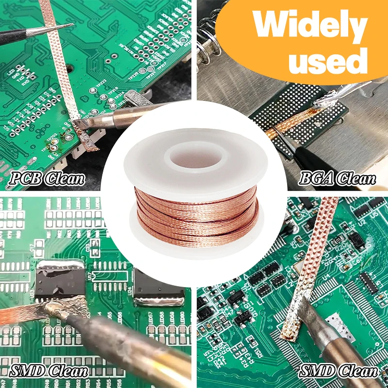 Cinta de malla trenzada de cob - Solder Wick Braid reseña y precio
