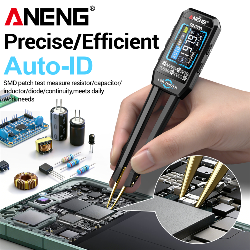 Pinzas Inteligentes ANENG GN70 - Smd Tweezer Set reseña y precio
