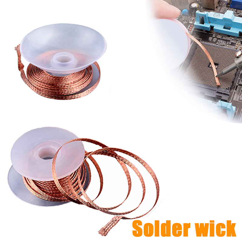 Mecha de soldadura, cinta tren - Solder Wick Braid reseña y precio