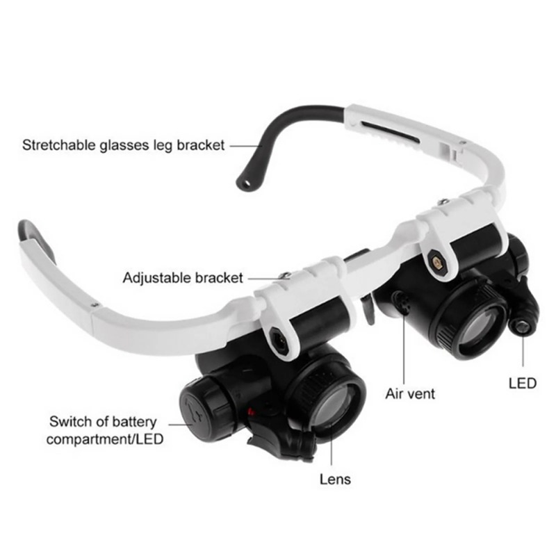 Lupa de Cabeza con Múltiples L - Electronics Repair Glasses reseña y precio