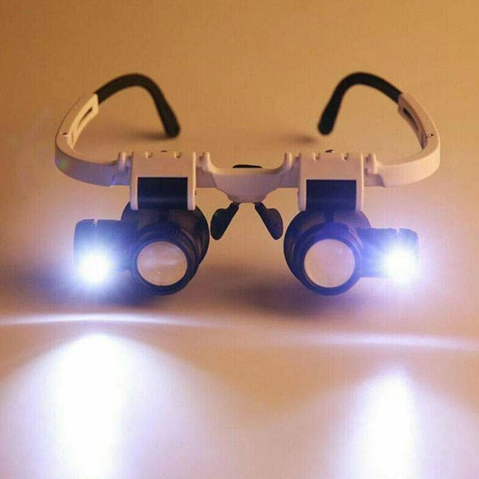 Lupa de Cabeza con 2 LED para  - Electronics Repair Glasses reseña y precio