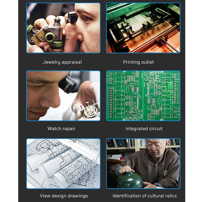 Lupa de diadema LED, lupas pro - Electronics Repair Glasses reseña y precio