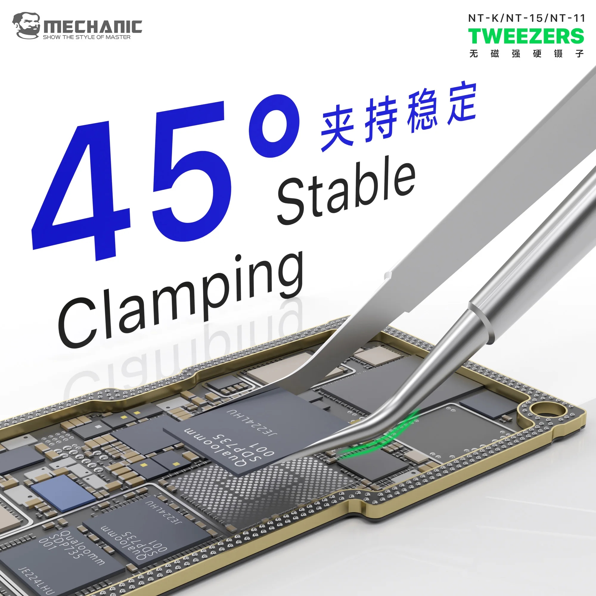 Pinzas de aleación dura MECHAN - Smd Tweezer Set reseña y precio