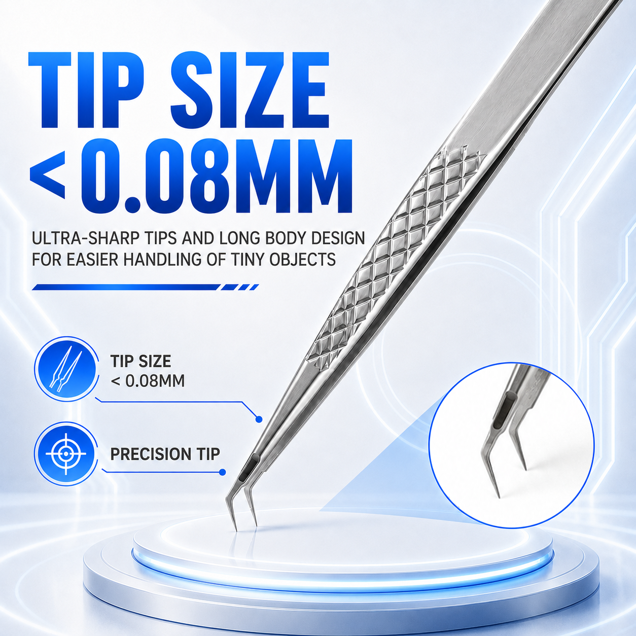 Juego de Pinzas de Alta Precis - Smd Tweezer Set reseña y precio