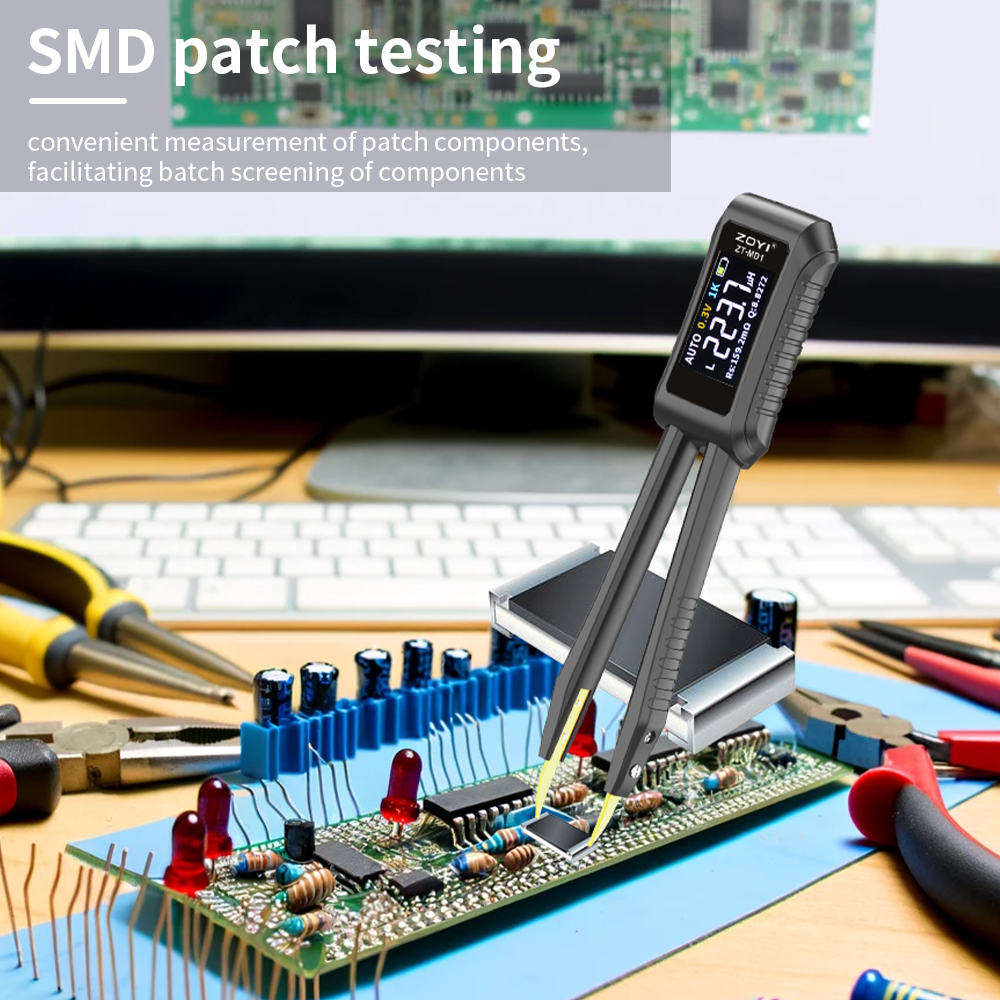 ZOYI ZT-MD1 pinzas digitales i - Smd Tweezer Set reseña y precio