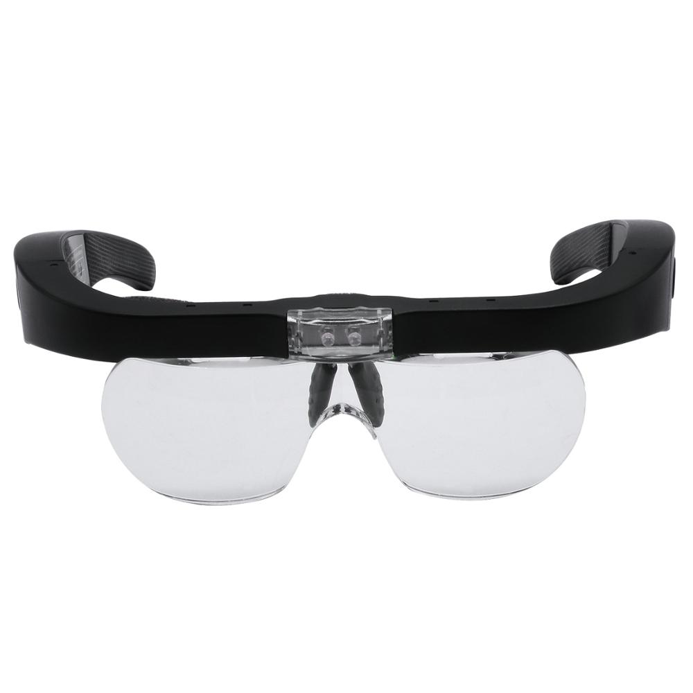 Lupas Lupa 1.5X 2.5X 3.5X 5.0X - Electronics Repair Glasses reseña y precio