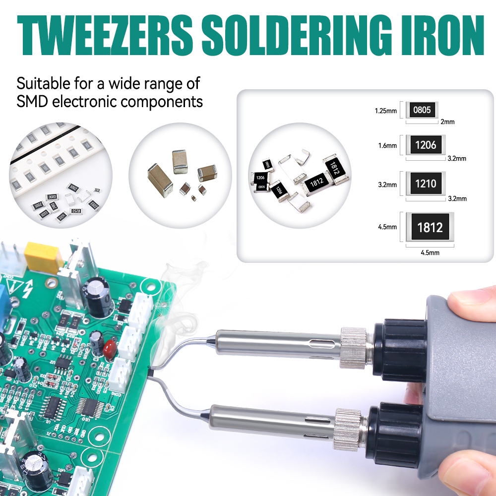YIHUA 938D pinzas portátiles E - Smd Tweezer Set reseña y precio