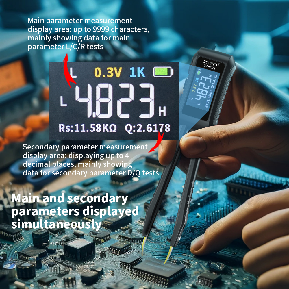 ZOYI-Pinzas digitales intelige - Smd Tweezer Set reseña y precio