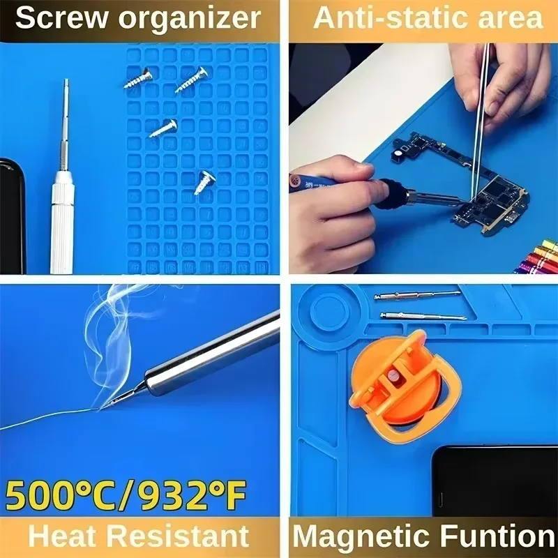 Estera magnética estera de tra - Electronics Repair Mat reseña y precio
