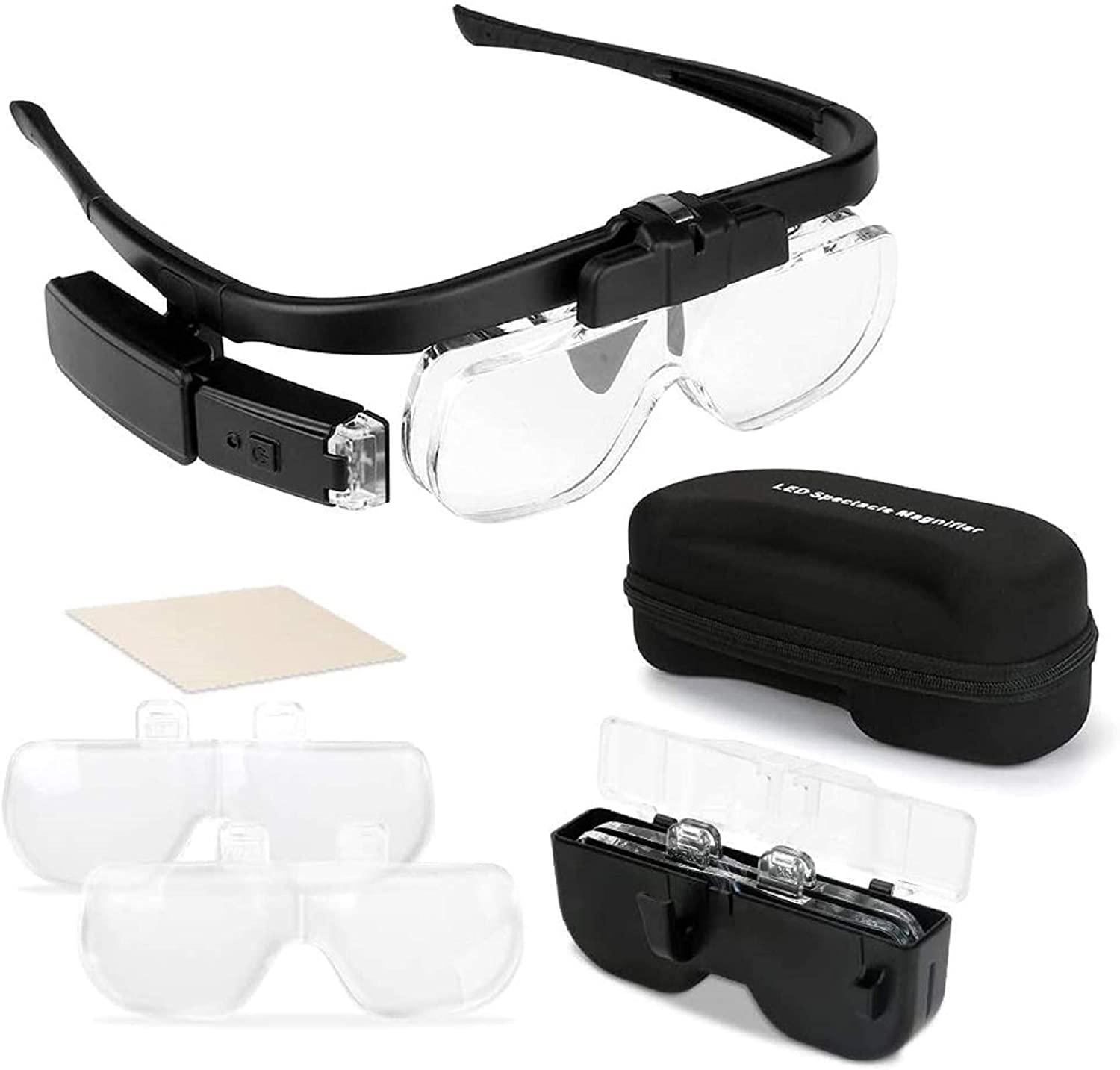 Lupa 1,5X/2X/ 2,5X/3,5X/4X/4,5 - Electronics Repair Glasses reseña y precio
