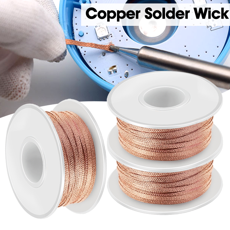 Malla de cobre para desoldar d - Solder Wick Braid reseña y precio