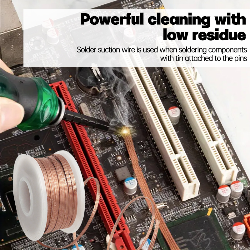 Malla de cobre para desoldar d - Solder Wick Braid reseña y precio