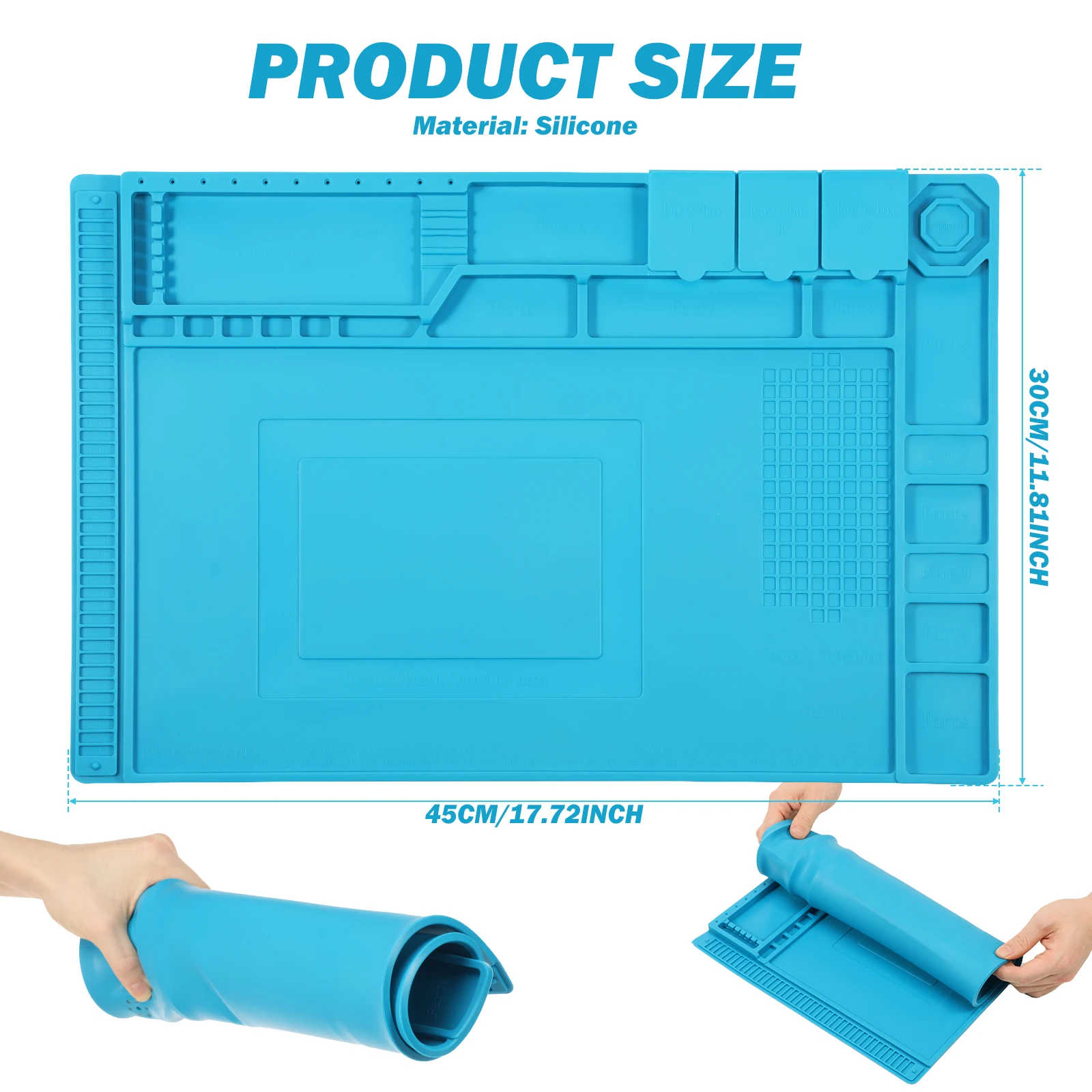 Alfombrilla de Silicona para S - Electronics Repair Mat reseña y precio