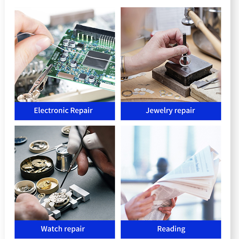 Lupa de diadema LED, lupas pro - Electronics Repair Glasses reseña y precio