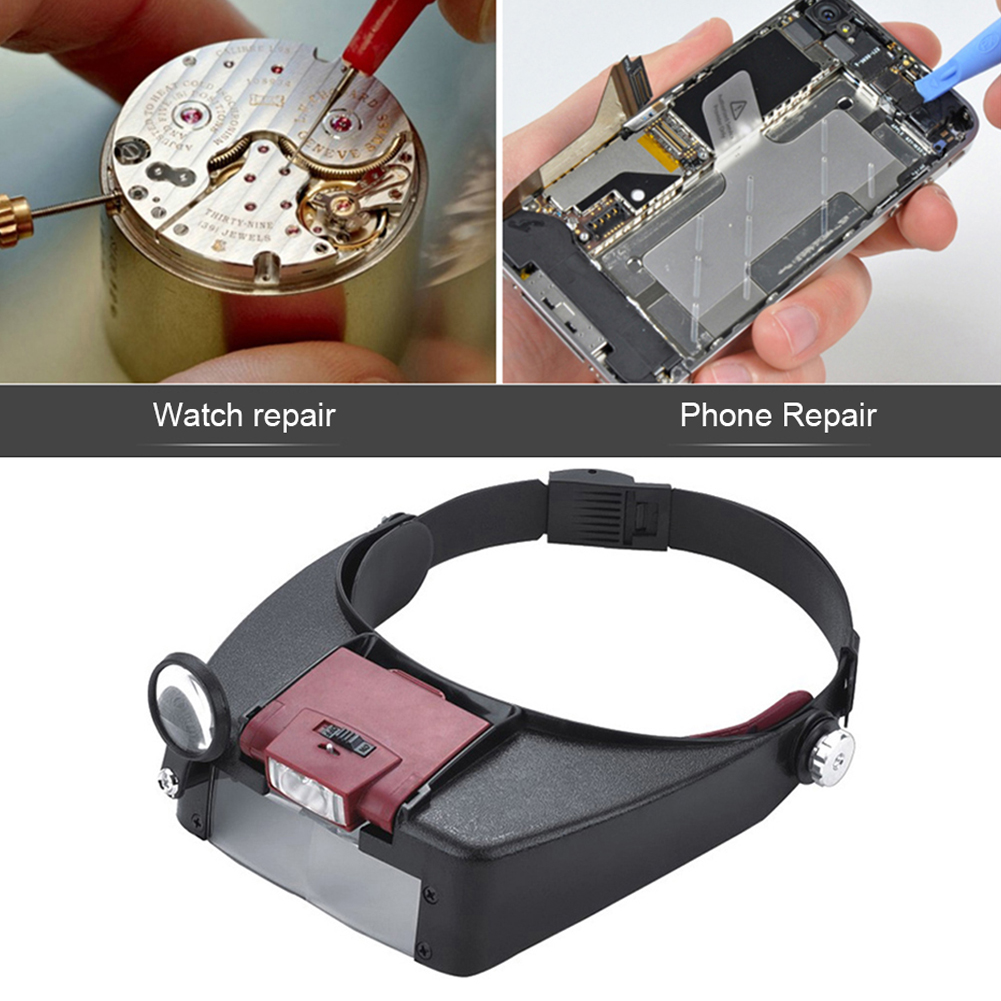 Gafas de aumento con diadema L - Electronics Repair Glasses reseña y precio